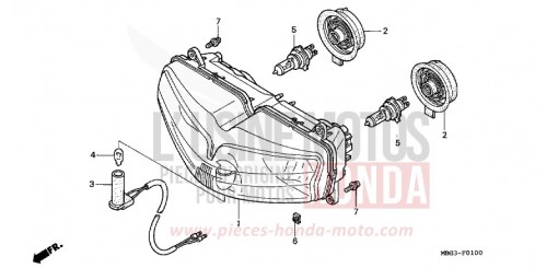 PROJECTEUR VFR800FIX de 1999